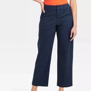 A New Day Plus Women's 26 Dark Blue Tapered Ankle, Chino Pants
